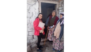 ÇMYO öğrencilerinden ulusal hane ziyareti
