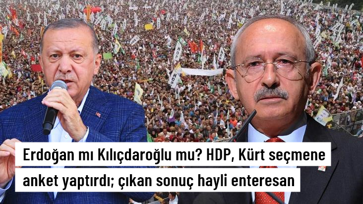 HDP Kürt seçmene anket yaptırdı!