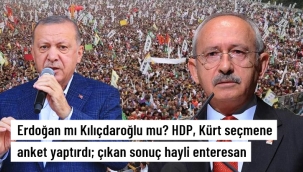 HDP Kürt seçmene anket yaptırdı!