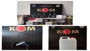 Kaçak sigara ve içki operasyonu