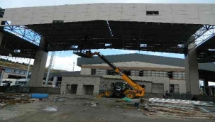 Türkgözü sınır kapısı inşaatı devam ediyor