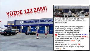 Araç muayene ücretlerine zam tepkisi
