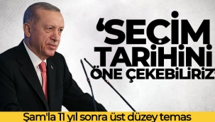 Cumhurbaşkanı Erdoğan: ‘Seçim tarihini öne çekebiliriz'