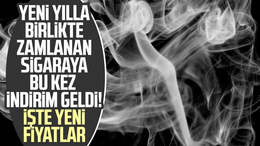 Sigaraya bu kez indirim geldi!