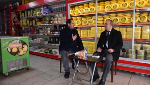 Vali Hüseyin Öner, esnaf ziyaretlerine devam ediyor