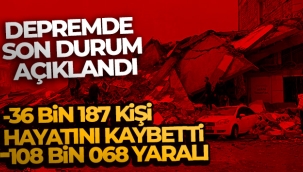 AFAD depremde son durumu açıkladı!