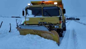 Ardahan'da 13 köy yolu ulaşıma kapandı