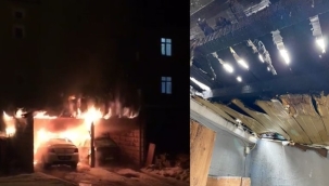 Ardahan merkezde ve Nebioğlu köyünde yangın meydana geldi