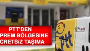 PTT'den deprem bölgesine ücretsiz taşıma