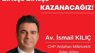 AVUKAT İSMAİL KILIÇ, CHP'DEN ARDAHAN MİLLETVEKİLİ ADAY ADAYI OLDU
