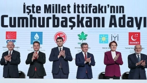 MİLLET İTTİFAKI, CUMHURBAŞKANI ADAYINI AÇIKLIYOR
