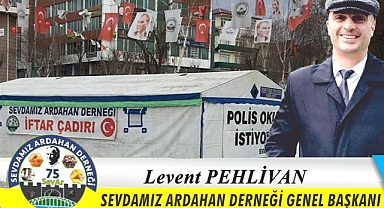 SEVDAMIZ ARDAHAN DERNEĞİ İFTAR ÇADIRINI KURDU