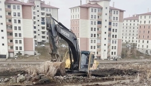 TOKİ yapım çalışmaları için zemin etüdü yapıldı
