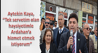 İYİ PARTİ AYTEKİN KAYA İLE YÜKSELİŞTE