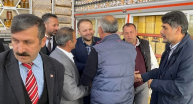Kaan Koç ve Güven Karakoyun, Esnaf ziyaretlerine devam ediyor