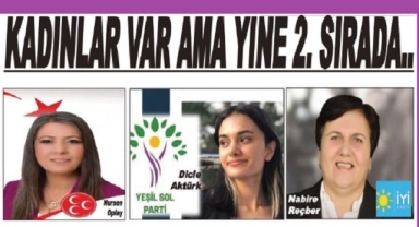 KADINLAR VAR AMA YİNE 2. SIRADA