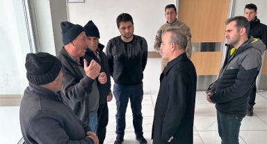 Vali Öner deprem bölgesinde çalışmalara devam ediyor