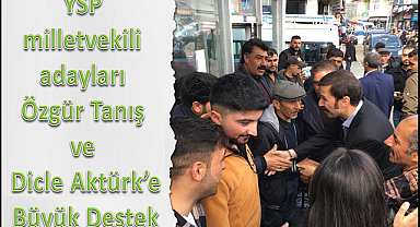 YEŞİL SOL PARTİ ADAYLARINA HALKTAN BÜYÜK DESTEK