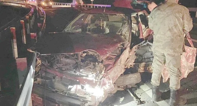 ARDAHAN'DA TRAFİK KAZASI: 1 YARALI