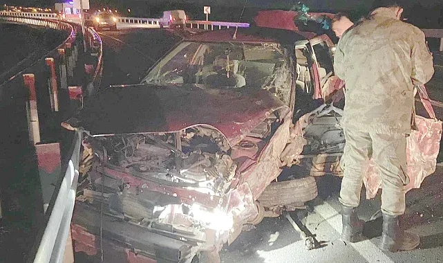 ARDAHAN'DA TRAFİK KAZASI: 1 YARALI