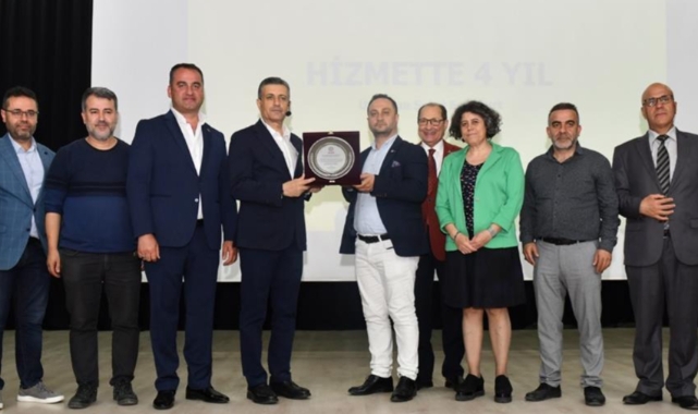Bozkurt’a teşekkür plaketi