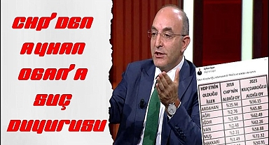 CHP'DEN AYHAN OGAN'A SUÇ DUYURUSU