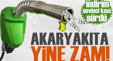 İndirim sevinci kısa sürdü!