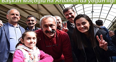 Başkan Maçoğlu'na Ardahan'da yoğun ilgi