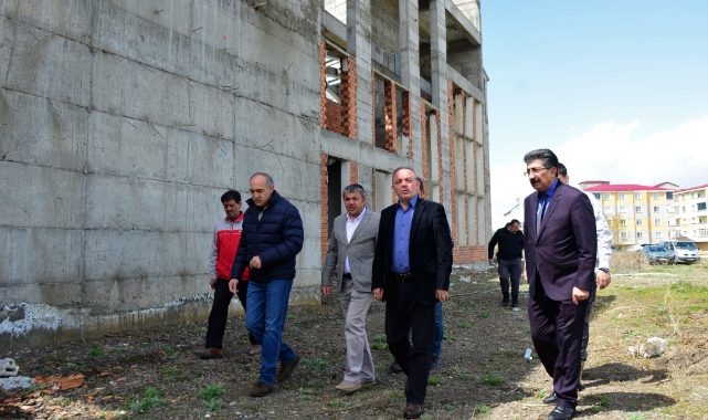 Kültür Merkezi İnşaat çalışmaları yeniden başladı