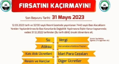 Su Borçlarını yapılandırma fırsatı