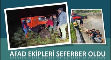 AFAD ekipleri seferber oldu