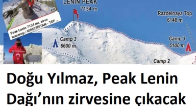 Doğu Yılmaz, Peak Lenin Dağı'nın zirvesine çıkacak
