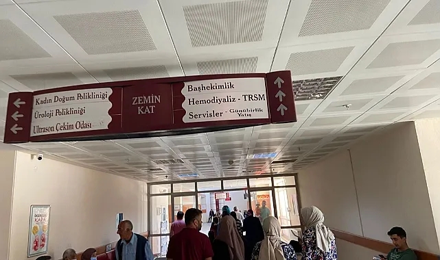 Hastaneye giden vatandaşlar çileden çıktı