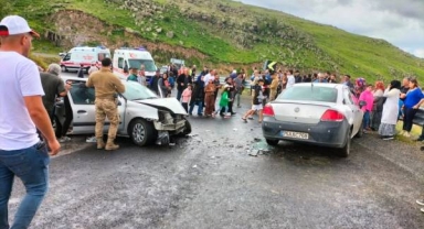 Yayla festivali yolunda kaza!