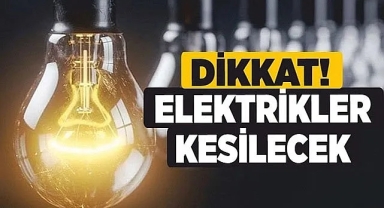 Aras-Edaş elektrikleri kesecek!