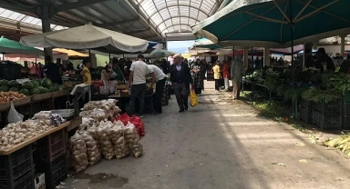 Halk pazarı bomboş kaldı!