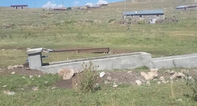 Köy yaylası sonunda suya kavuştu