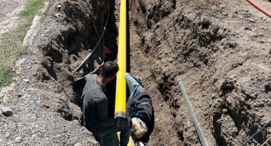 Posof'ta doğalgaz çalışmasında sona doğru