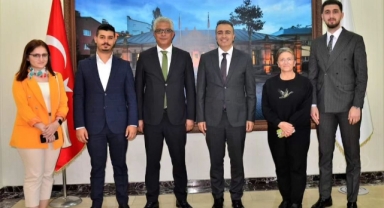 Baro'dan Vali Çiçek'e hayırlı olsun ziyareti