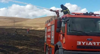 Ardahan’da çıkan anız yangını söndürüldü