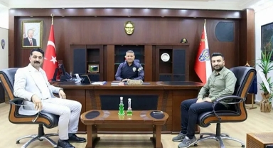 Başkan Özer, Emniyet Müdürü Şener'i ziyaret etti