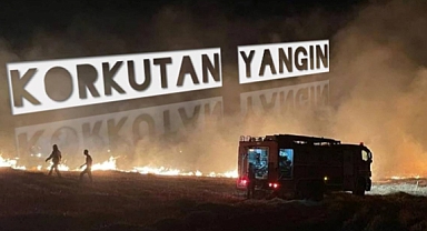 Çıldır'da Korkutan Yangın!