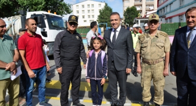 Okul servislerine denetim yapıldı