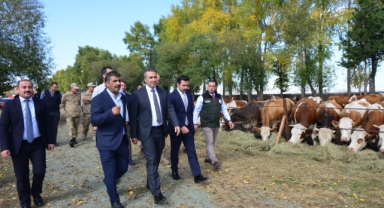 Vali Çiçek, Göle ilçesini ziyaret etti