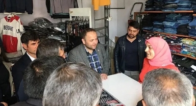 Vekil Koç, Göle'de esnaf ziyaretine çıktı