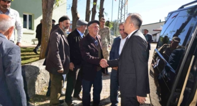 Vali Çiçek’ten köy ziyaretleri
