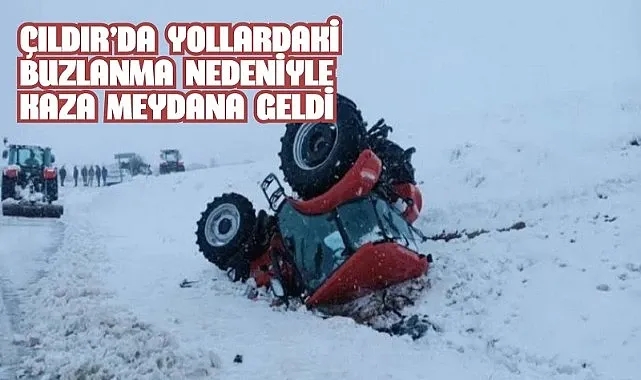 Kışın ilk trafik kazası