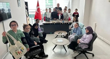 Öğrencilerden Yeşilay'a ziyaret