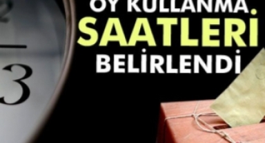 Ardahan'da oy verme saati belirlendi