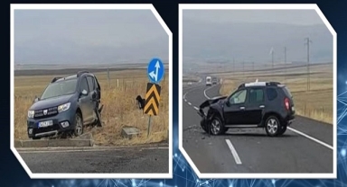 Ardahan-Kars kara yolunda trafik kazası